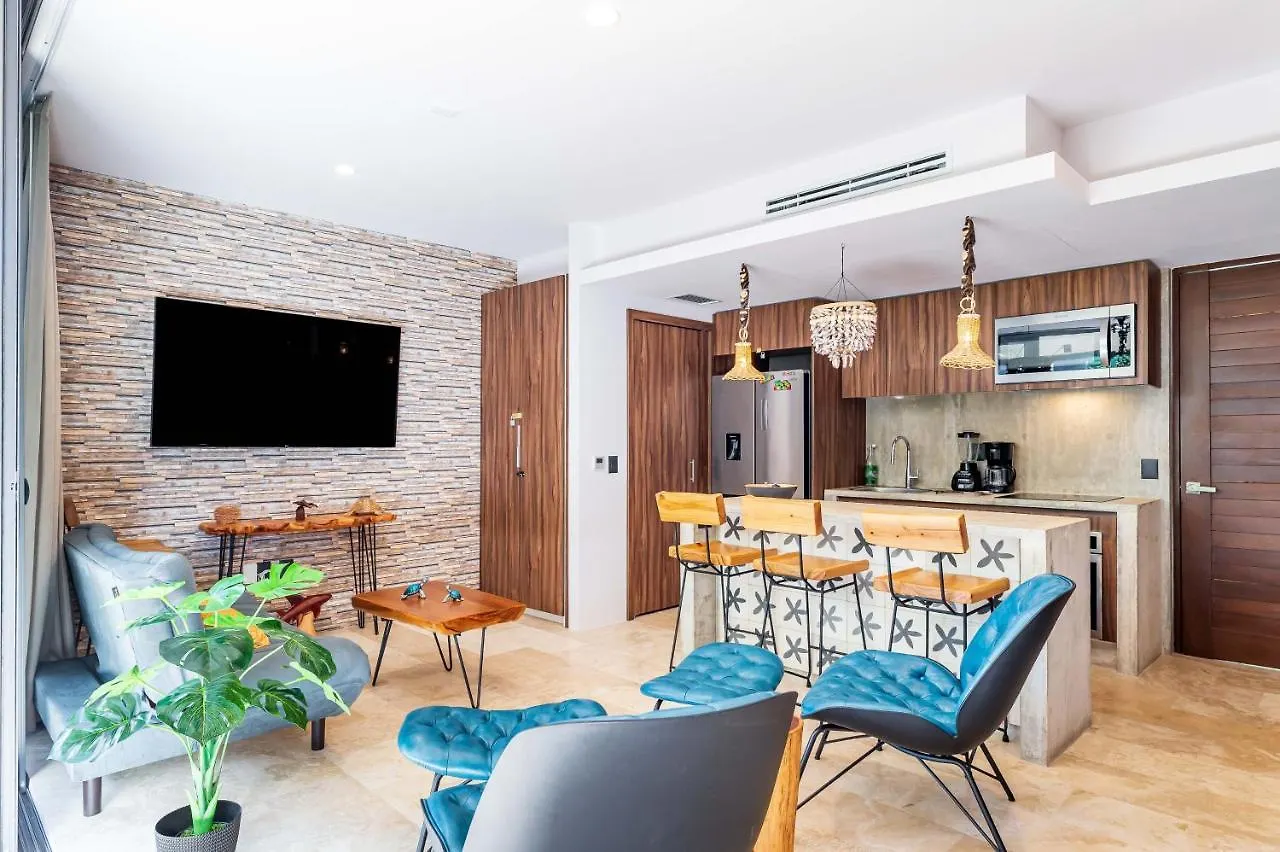 툴룸 1Br Private Cenote Jungle View Gym 24 7 Security - Xalet B204 아파트