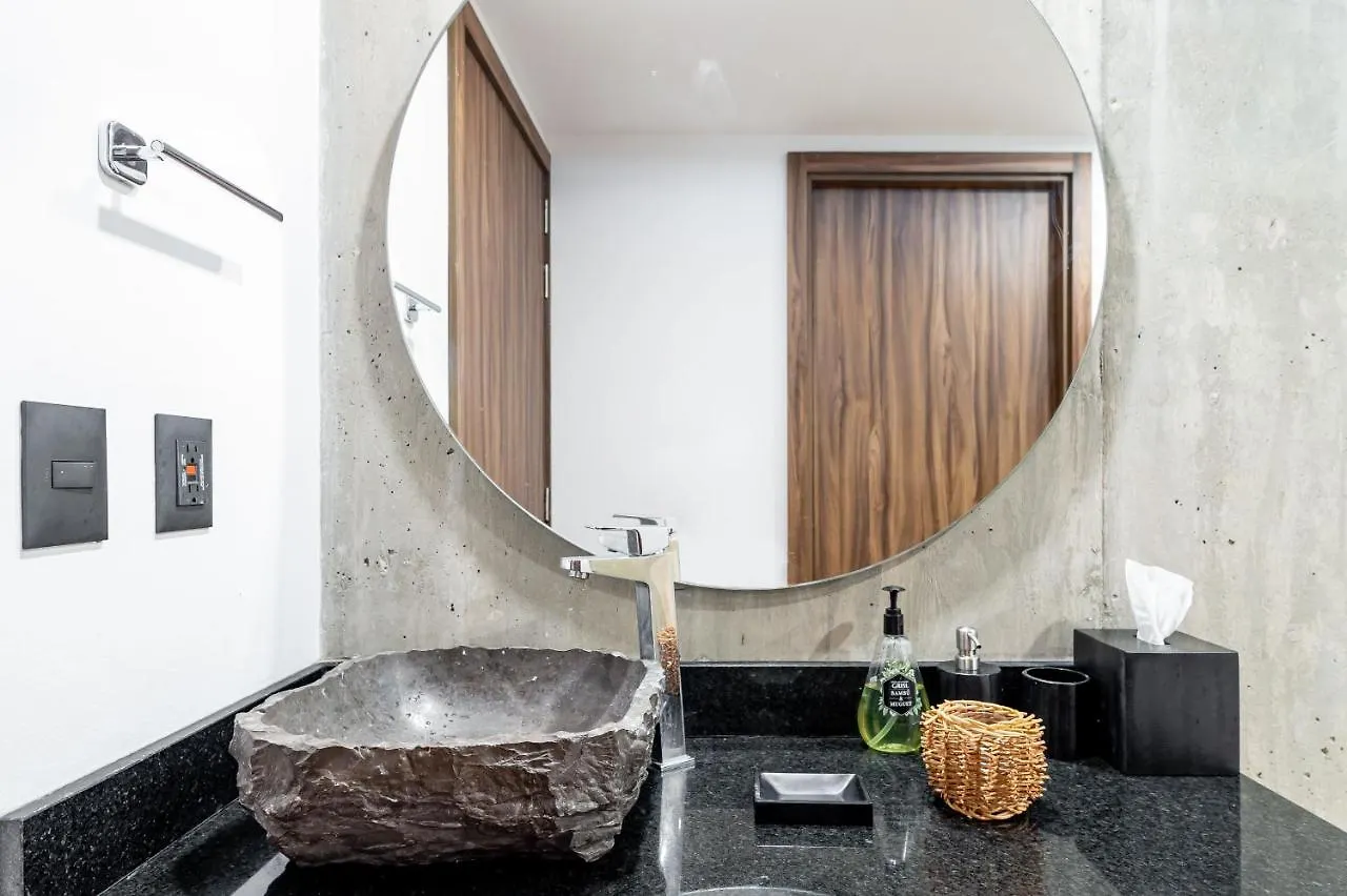툴룸 1Br Private Cenote Jungle View Gym 24 7 Security - Xalet B204 아파트