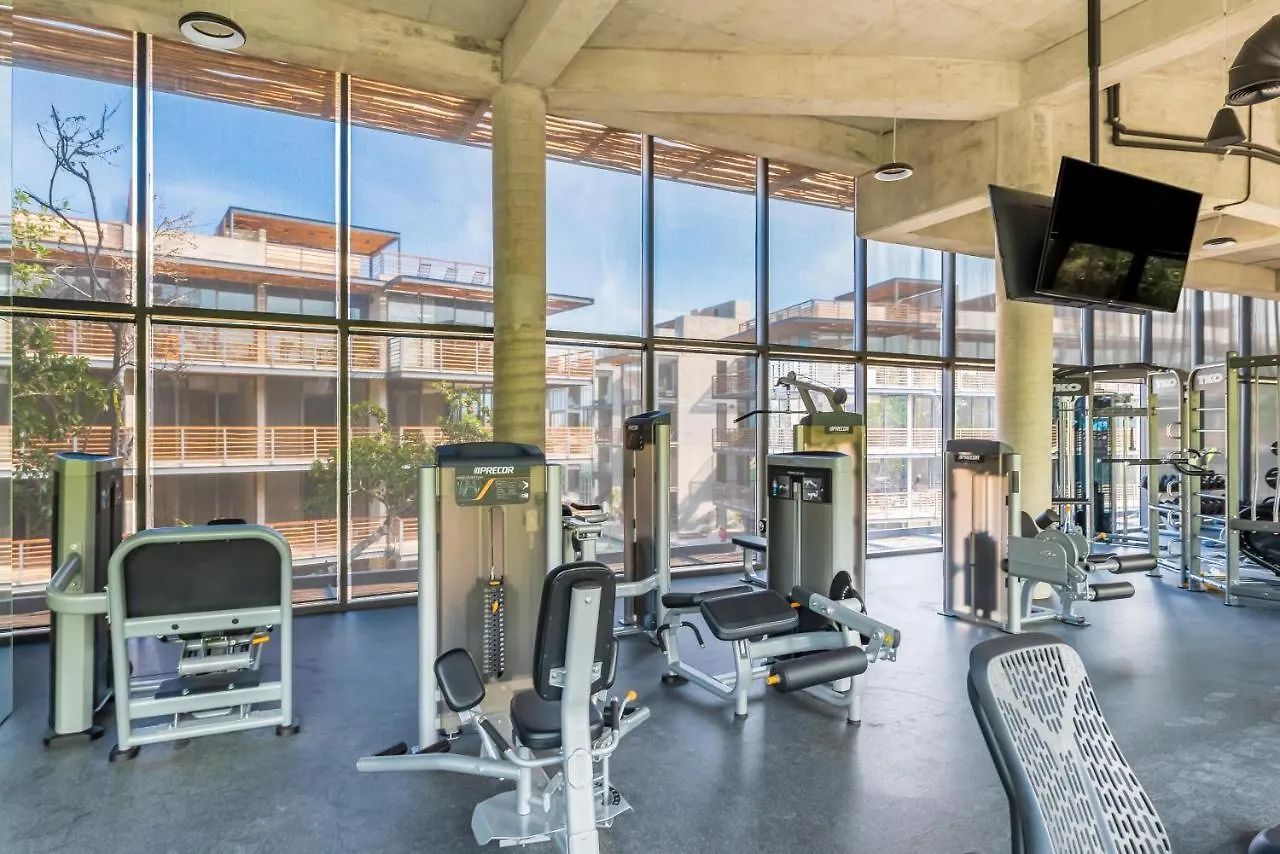 툴룸 1Br Private Cenote Jungle View Gym 24 7 Security - Xalet B204 아파트
