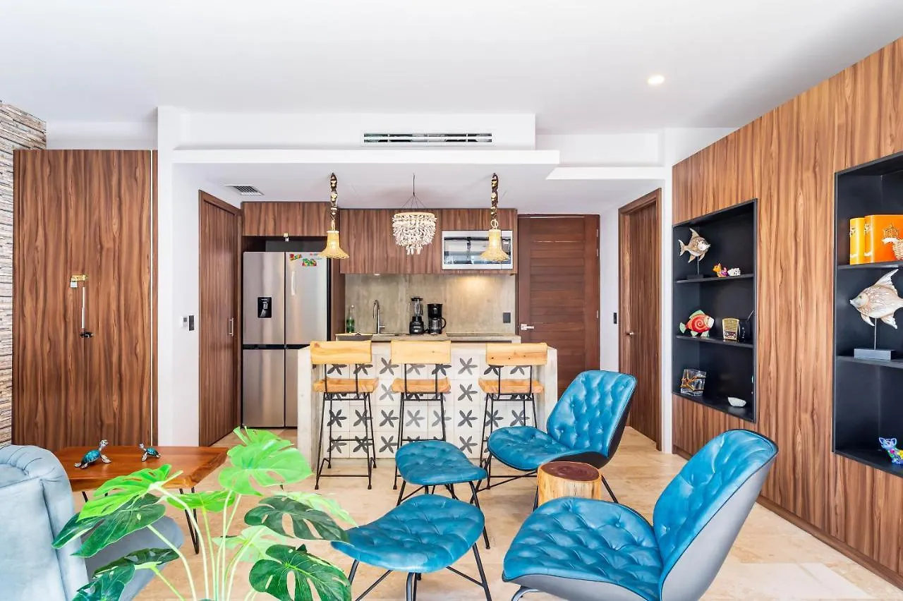 툴룸 1Br Private Cenote Jungle View Gym 24 7 Security - Xalet B204 아파트