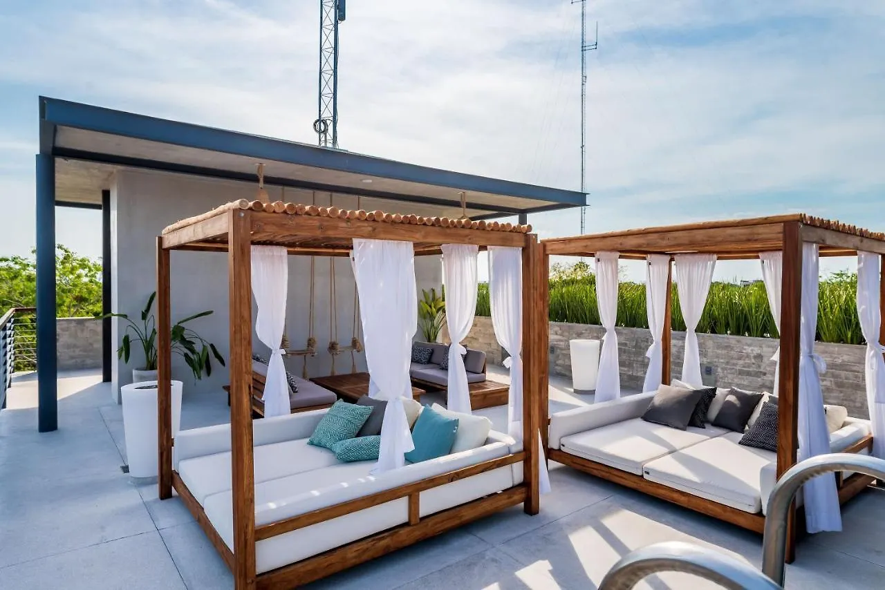 툴룸 1Br Private Cenote Jungle View Gym 24 7 Security - Xalet B204 아파트