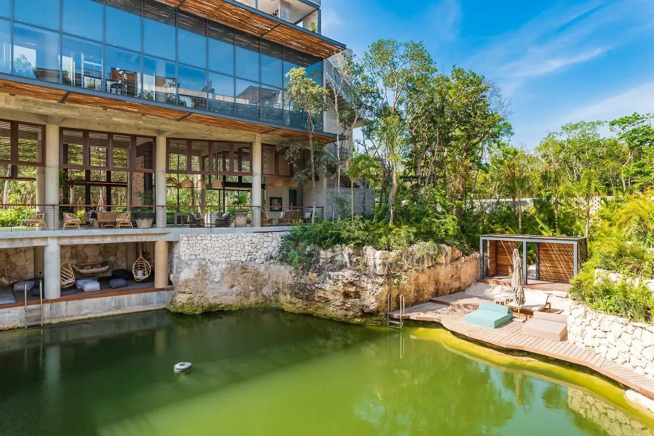 툴룸 1Br Private Cenote Jungle View Gym 24 7 Security - Xalet B204 아파트