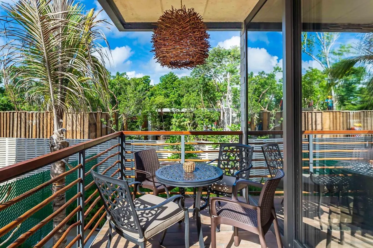 툴룸 1Br Private Cenote Jungle View Gym 24 7 Security - Xalet B204 아파트