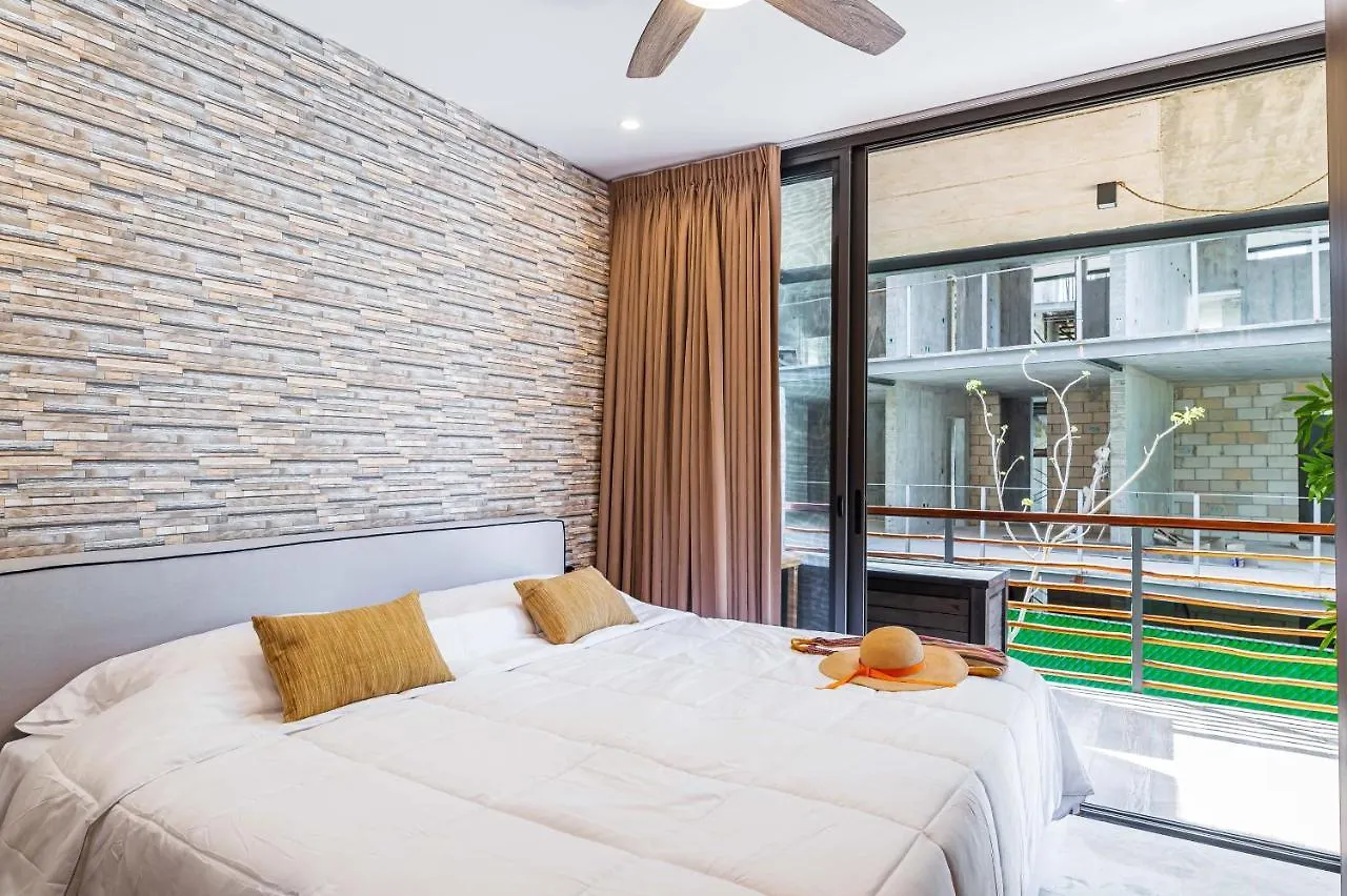 툴룸 1Br Private Cenote Jungle View Gym 24 7 Security - Xalet B204 아파트 멕시코